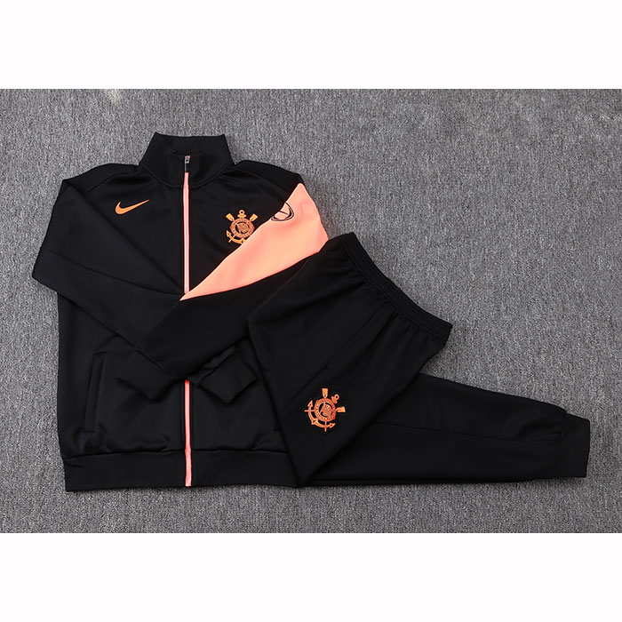 Chandal de Chaqueta del Corinthians 25-26 Negro Naranja